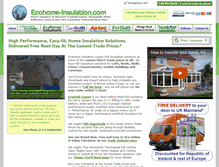 Tablet Screenshot of ecohome-insulation.com